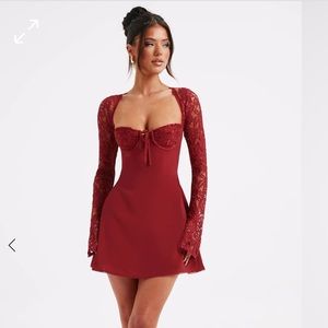 BabyBoo Jacinta Mini dress-Red